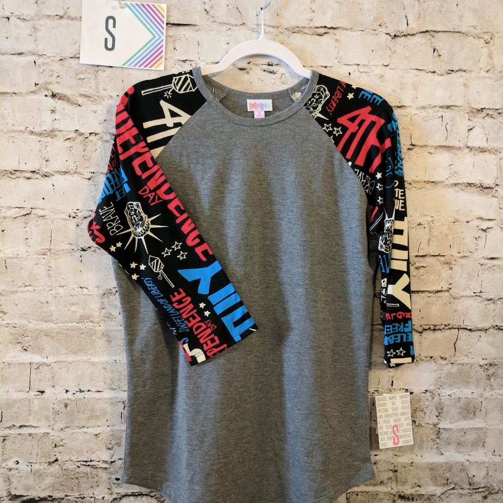 LuLaRoe Americana Randy Top